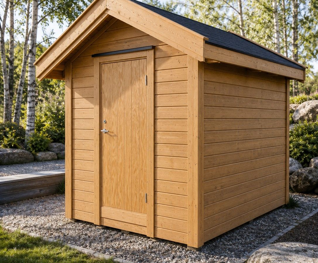 Utebod beiset i teak